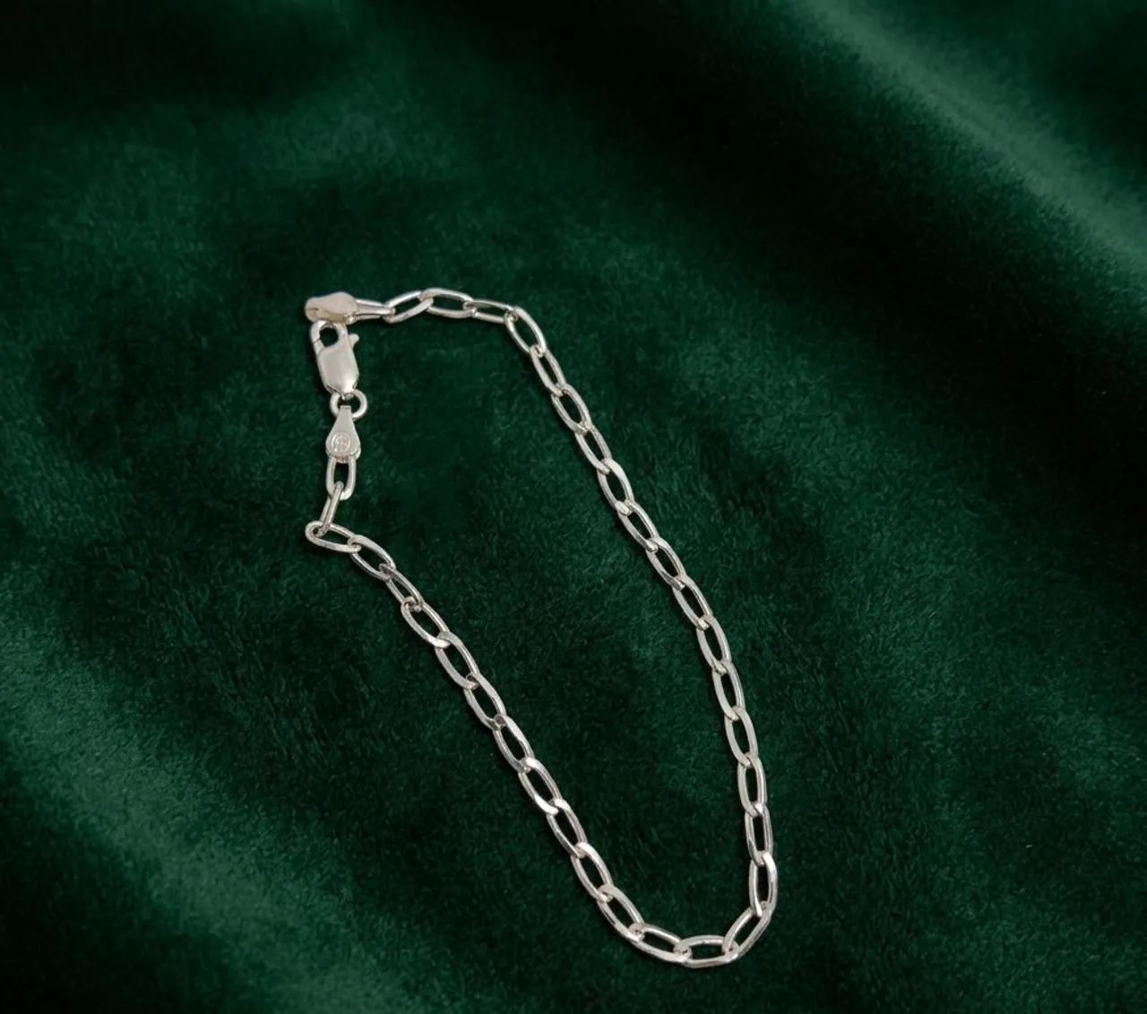 Pulseira masculina prata 925 - Foto 4