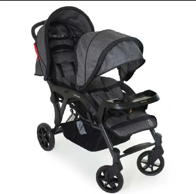 Carrinho duplo de bebe- Galzerano 