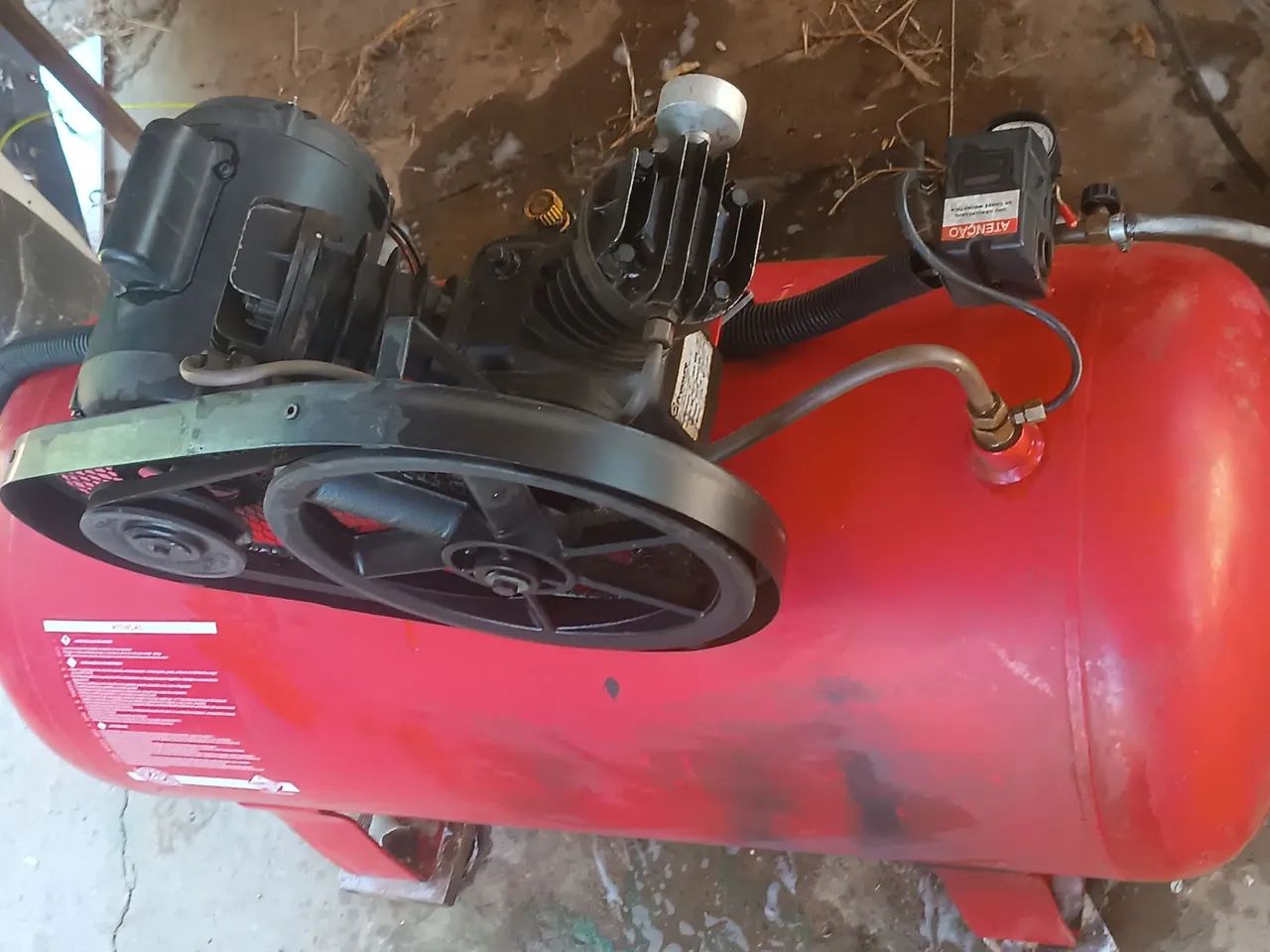 COMPRESSOR PRESSURE 100 LITROS - REVISADO - Foto 4