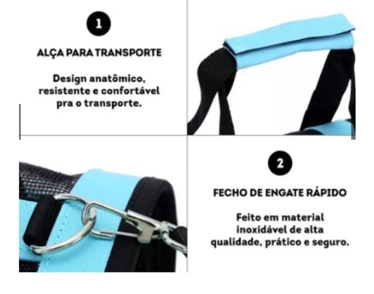 Bolsa de transporte para cachorro ou gato  - Foto 2