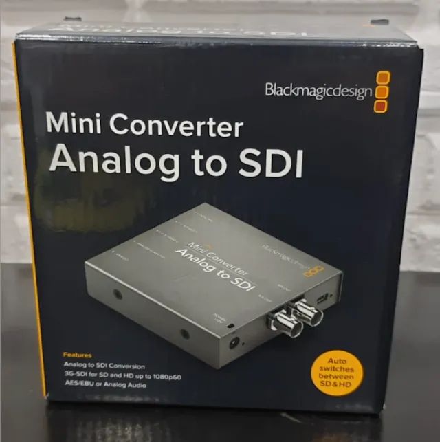 Conversor BlackmagicDesign Analógico para SDI - Novo na caixa!