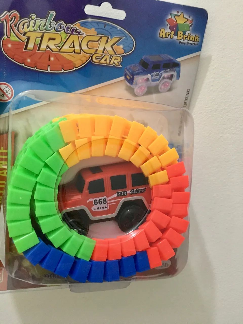 Carrinho de brinquedo e Pista  flexível - Foto 5