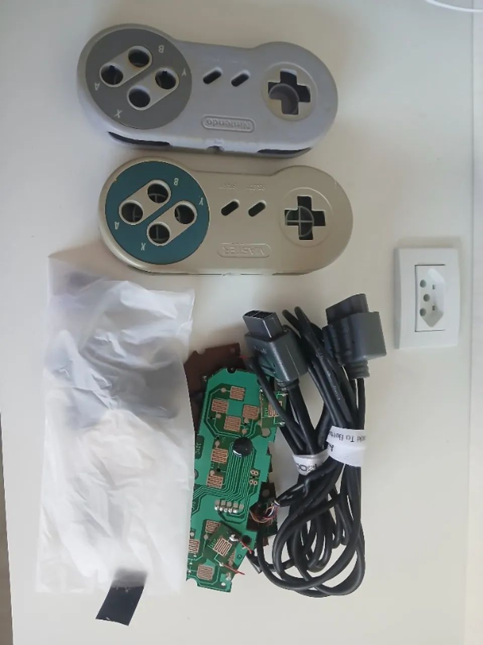 Controle Super Nintendo para retirada de peças - Foto 2