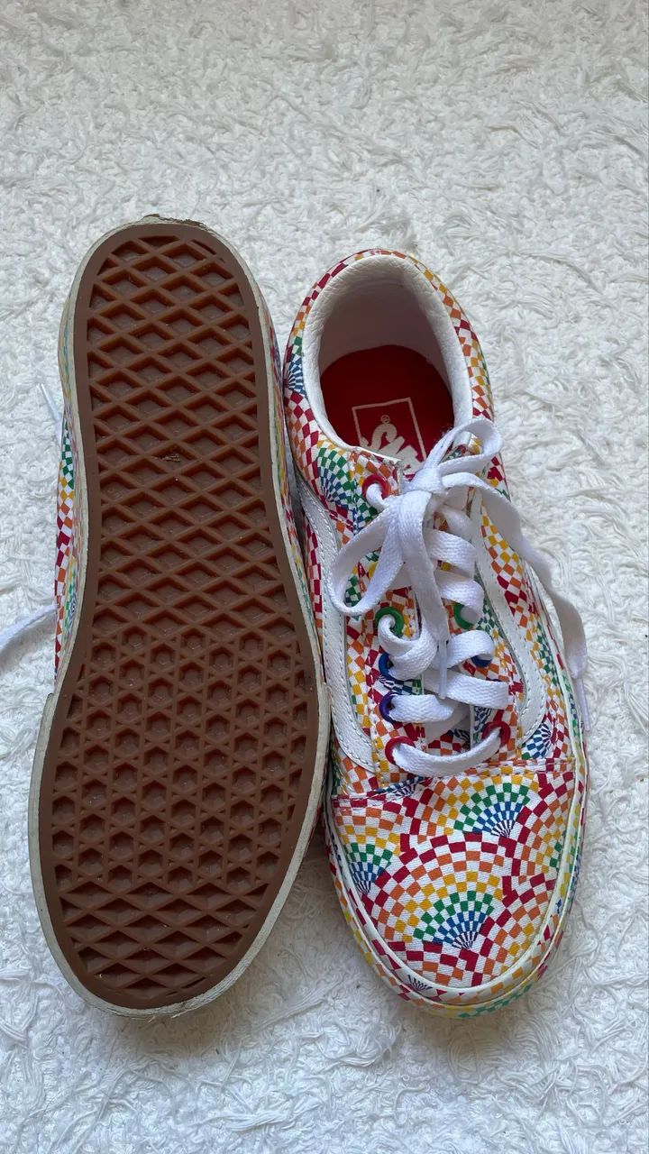 vans old skool platform pride unisex - Foto 2