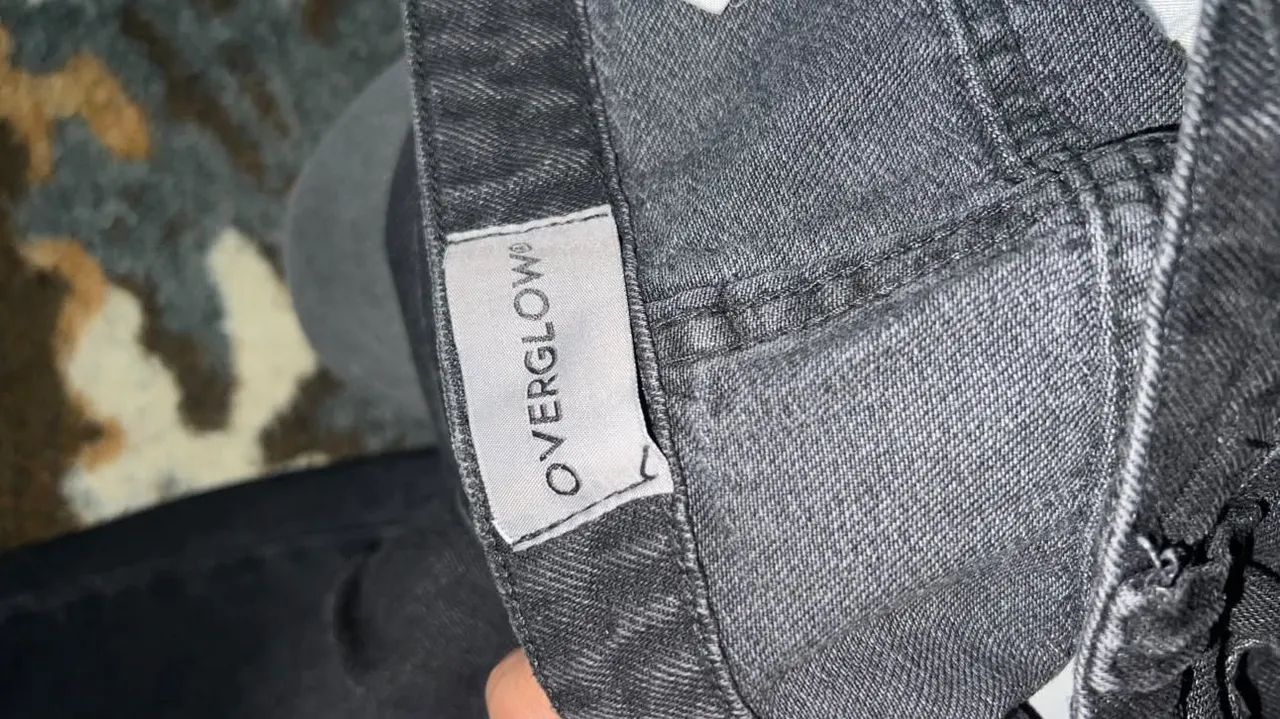 Calça Baggy Preta Overglow - Foto 2