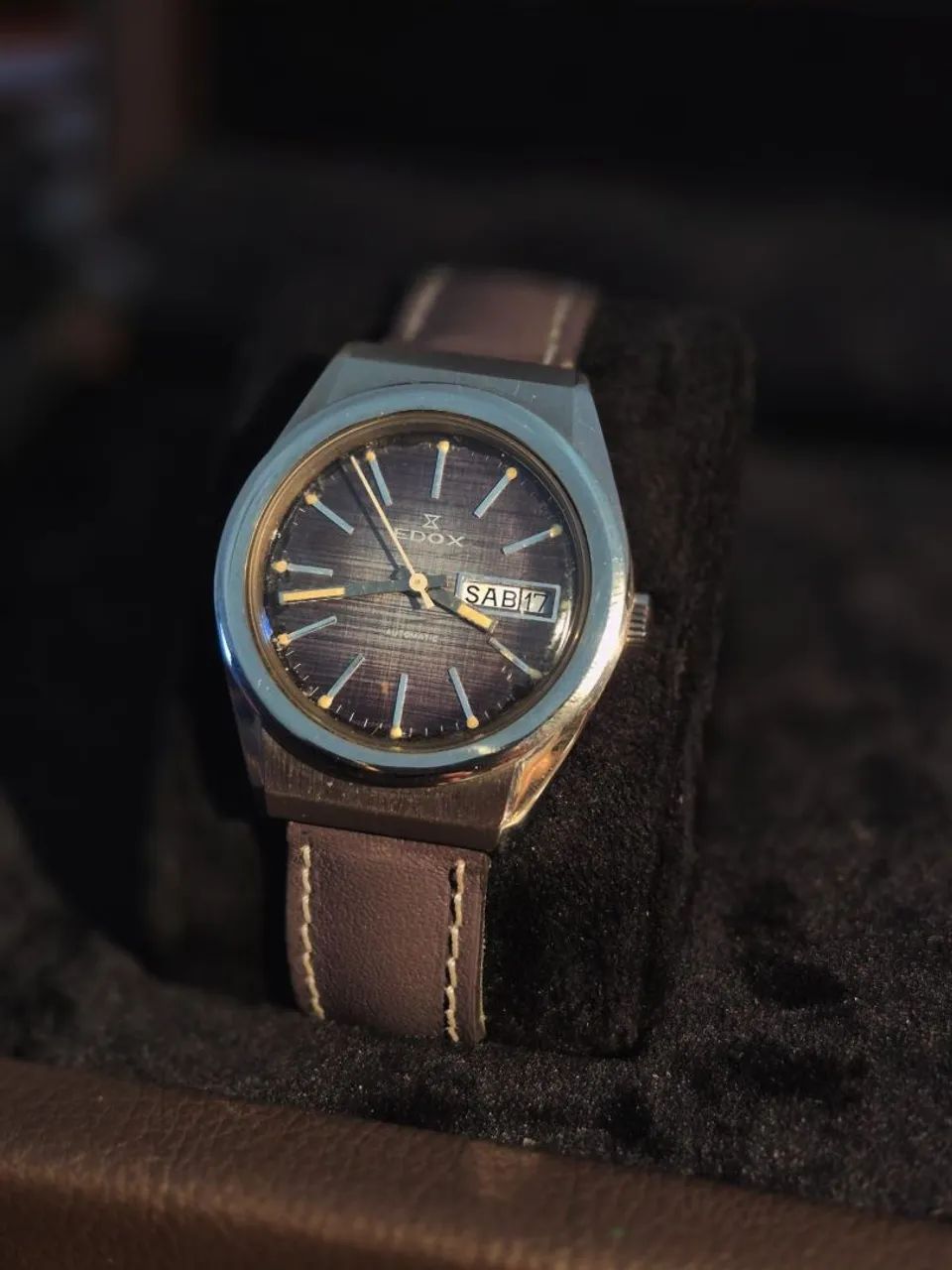 EDOX | AUTOMATIC DAY/DATE | SWISS | 1970 - Foto 5