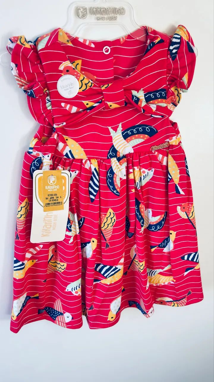 Lote de vestido de bebê - Foto 3