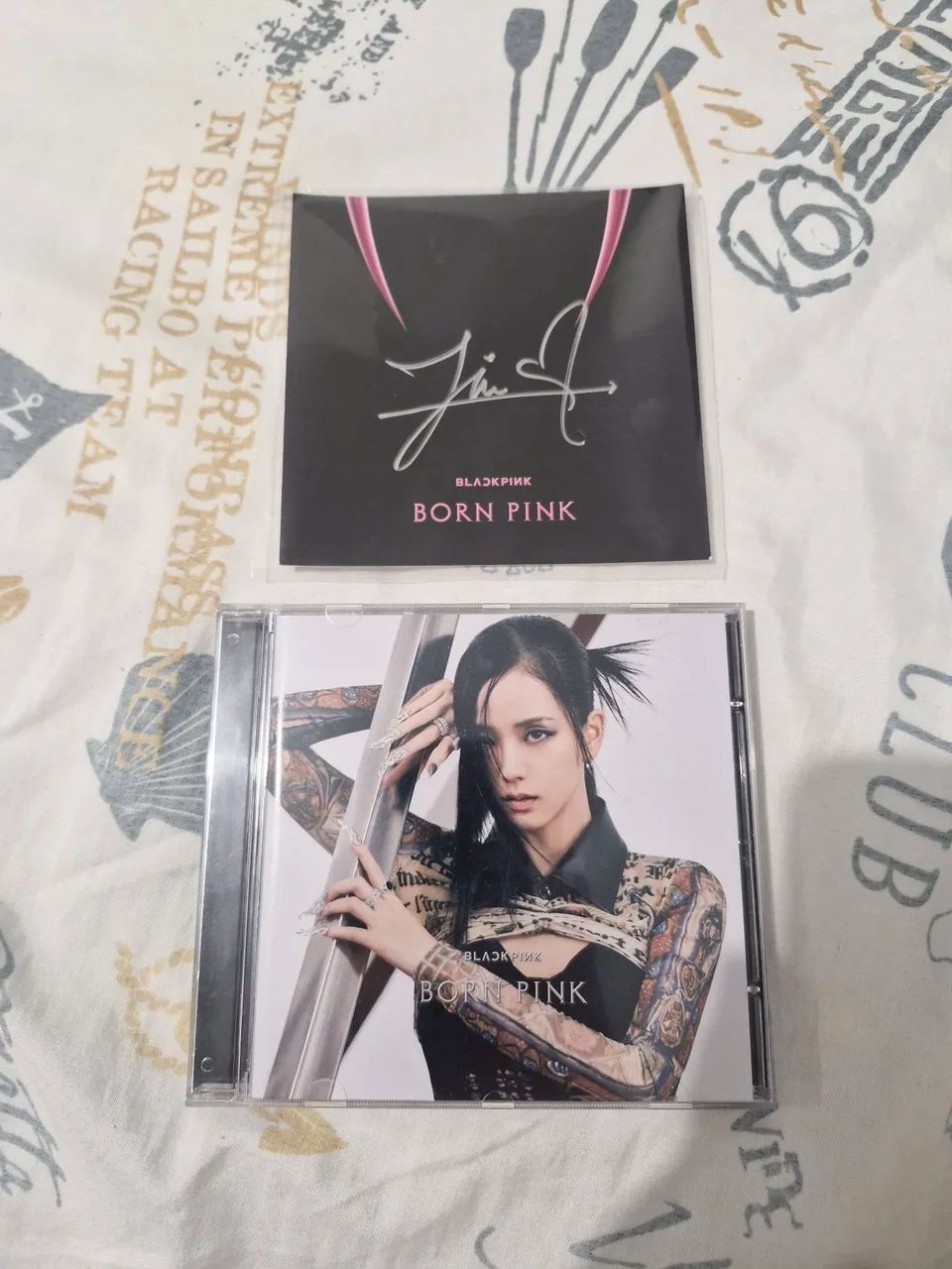 CD Born Pink (Jisoo Ver.) + Card Autografado BLACKPINK - CDs, DVDs