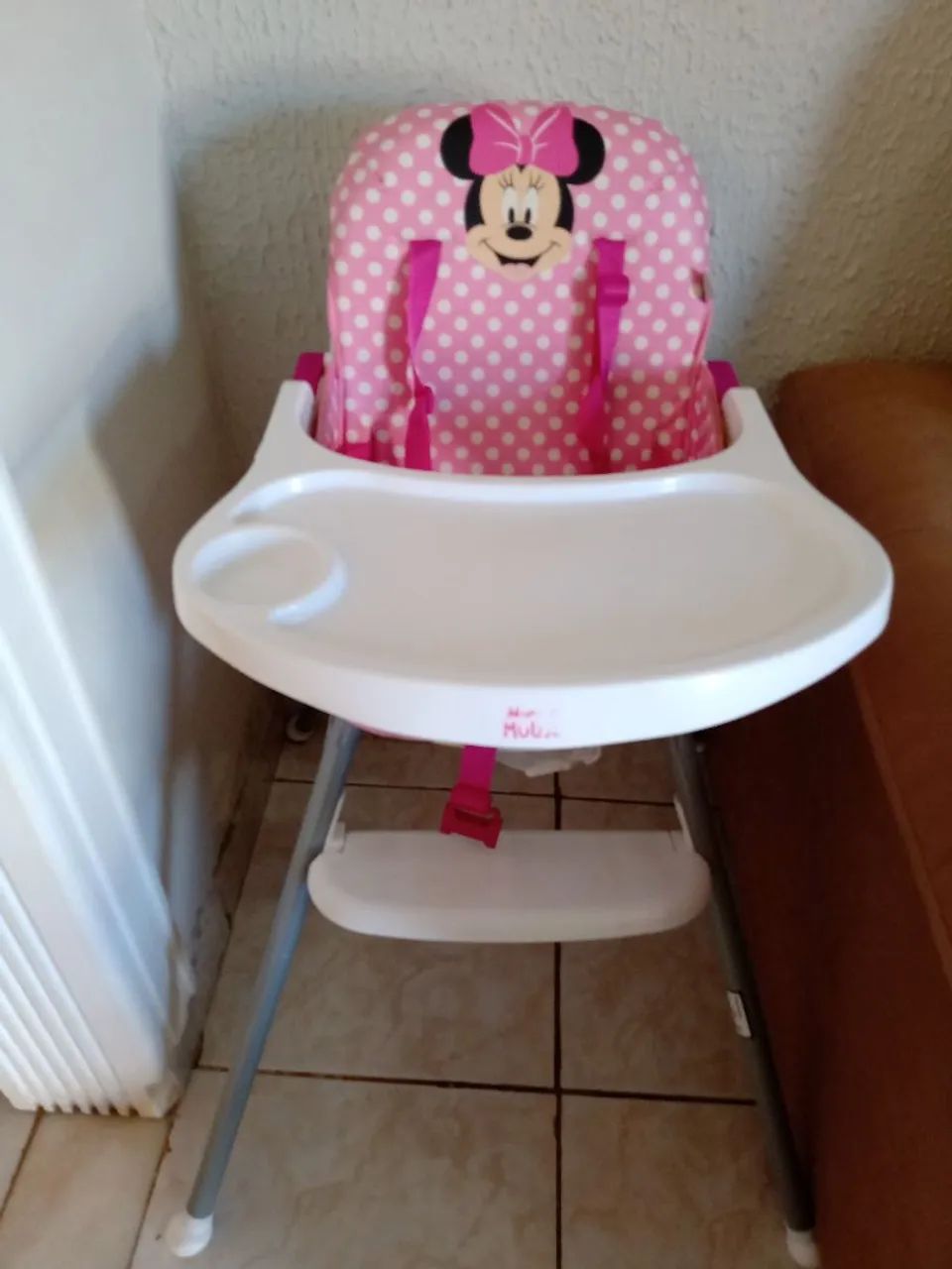 Cadeirinha de alimentação minnie rosa  - Foto 2