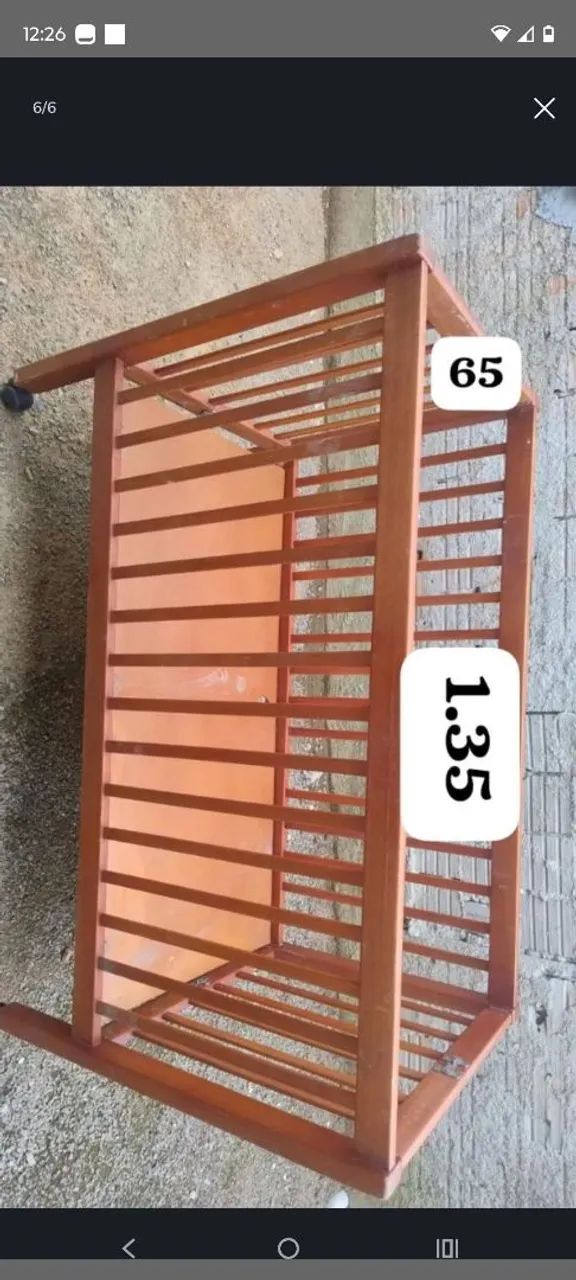 Berço todo dobrável 