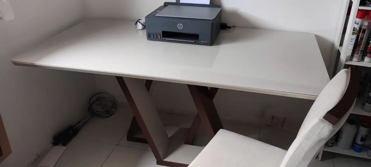 Mesa e cadeiras de jantar 6 lugares - Foto 2
