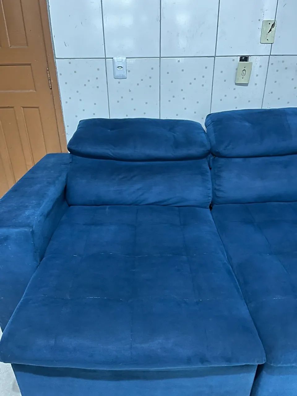 Sofá Cama Azul Grande - Foto 3
