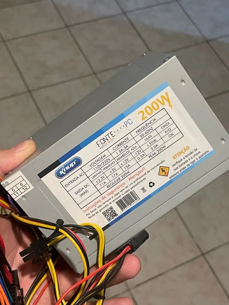 Fonte para computador 200w / 300w