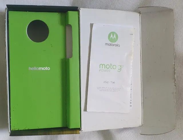 Caixa vazia do smartphone Moto G7 Power - Foto 3