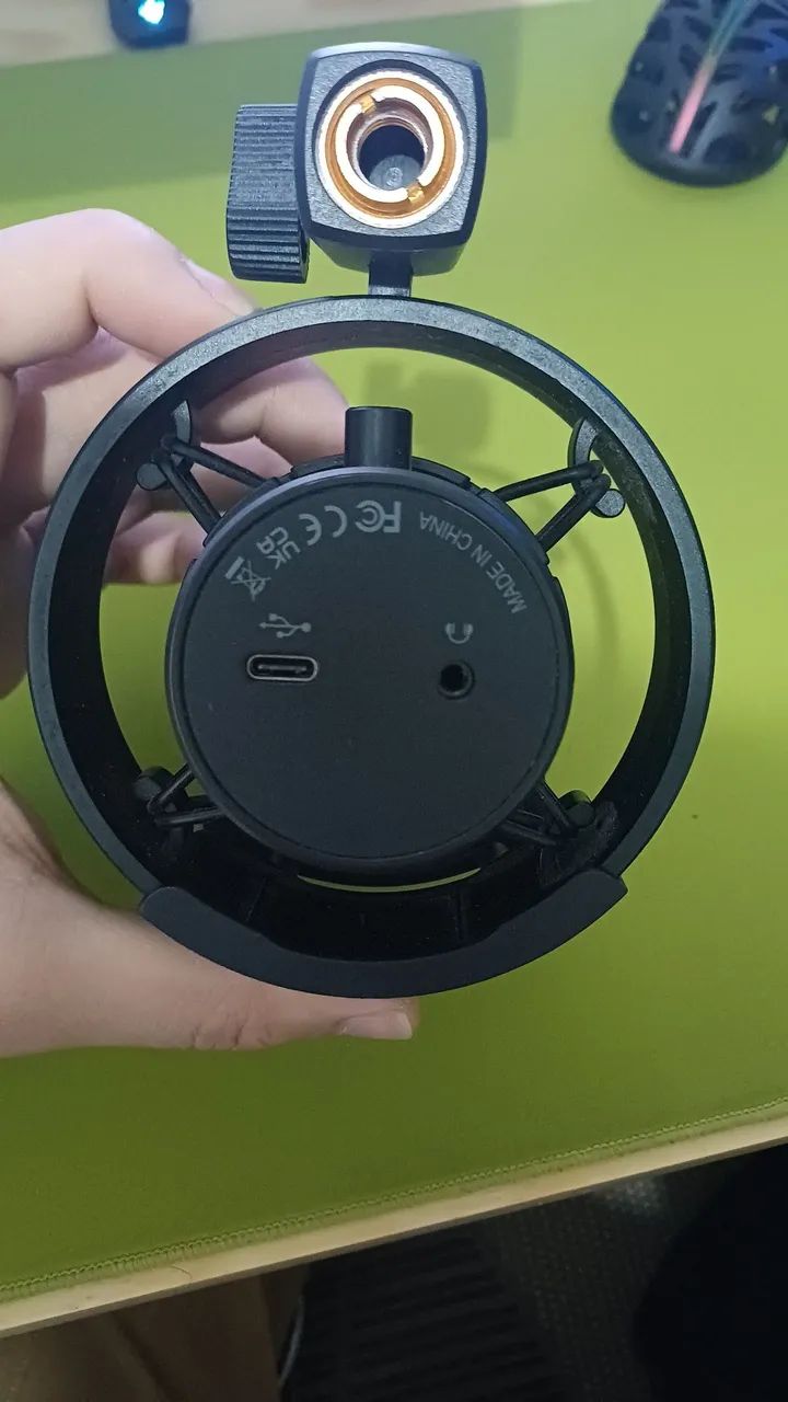 Microfone gamer Fifine A8 RGB - Foto 4