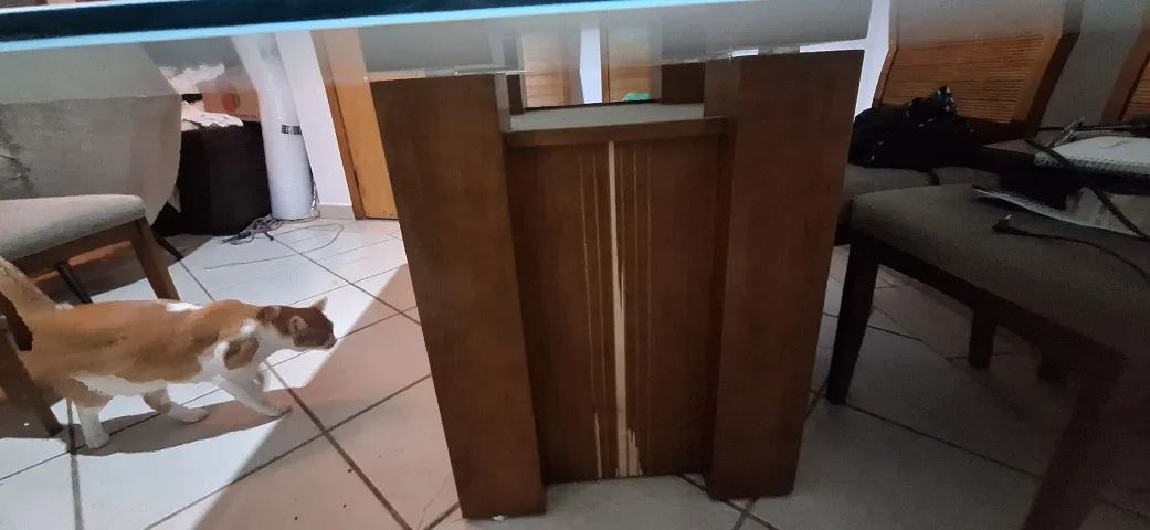 Mesa de jantar quadrada de 8 lugares - Foto 2