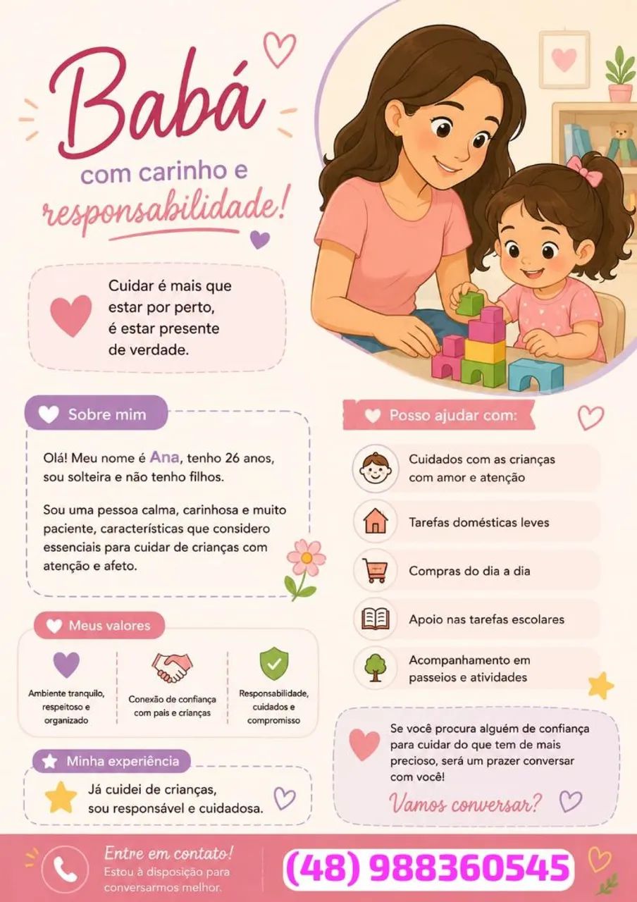 BABÁ EM CURITIBA | CARINHO E RESPONSABILIDADE 