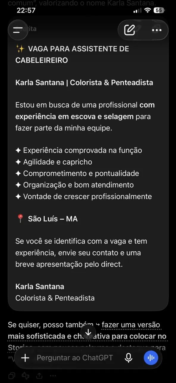 Assistente de cabeleireiro  - Foto 2