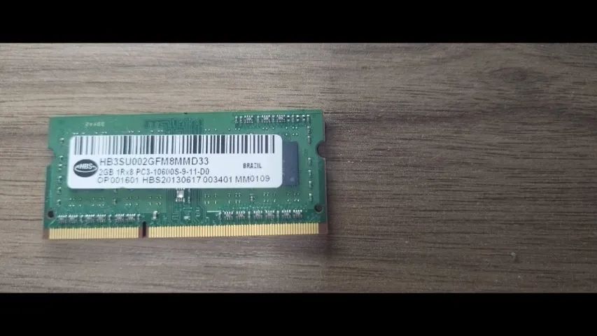 Memórias Notebook DDR3 4GB e 2GB - Foto 2