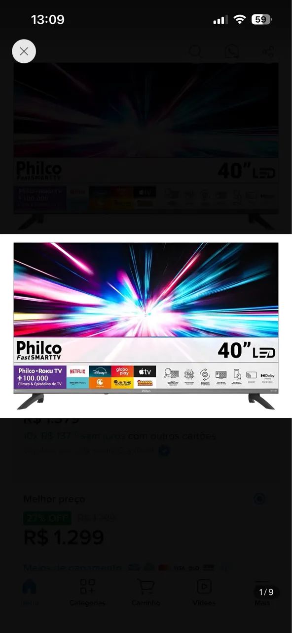 Smart tv Philco 40 Roku - Foto 5