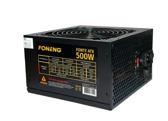 Fonte De Alimentação Computador Pc Cpu 500w 