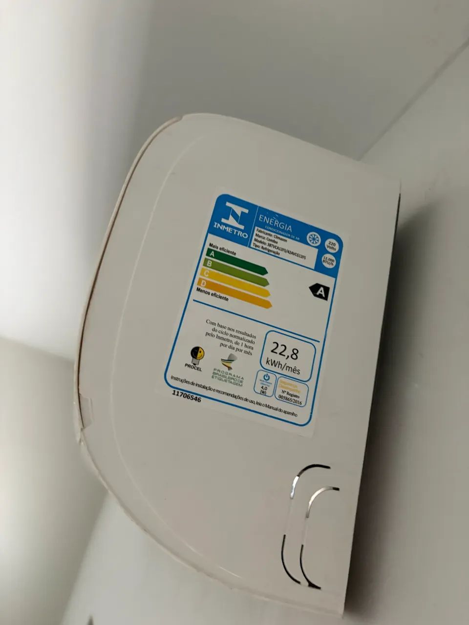 Ar Condicionado Split Comfee 12.000 BTUs Inverter 220V - Perfeito Estado - Foto 3