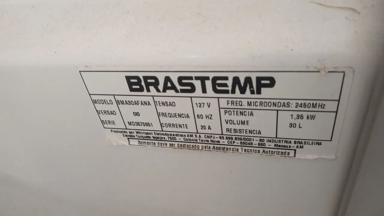 Microondas Brastemp  - Foto 2