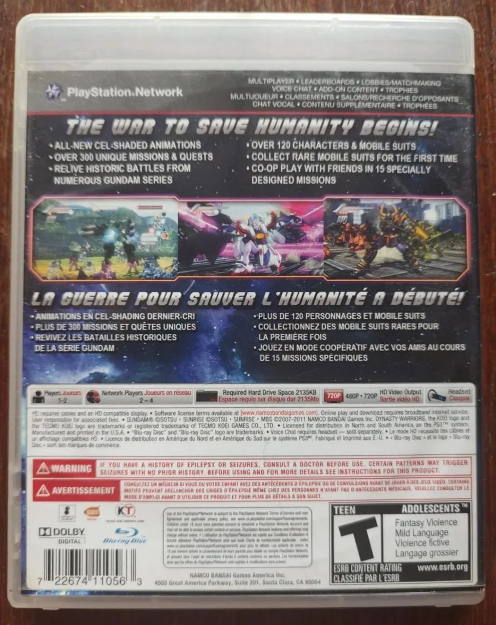 Dynasty Warriors Gundam 3 = R$: 300 - Foto 5