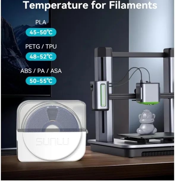  secagem de filamento para filamento de impressora 3D - Foto 2