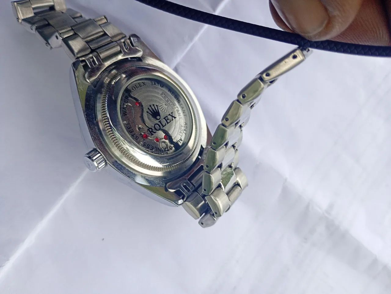 Vendo Relógio Rolex aço pq - Foto 2