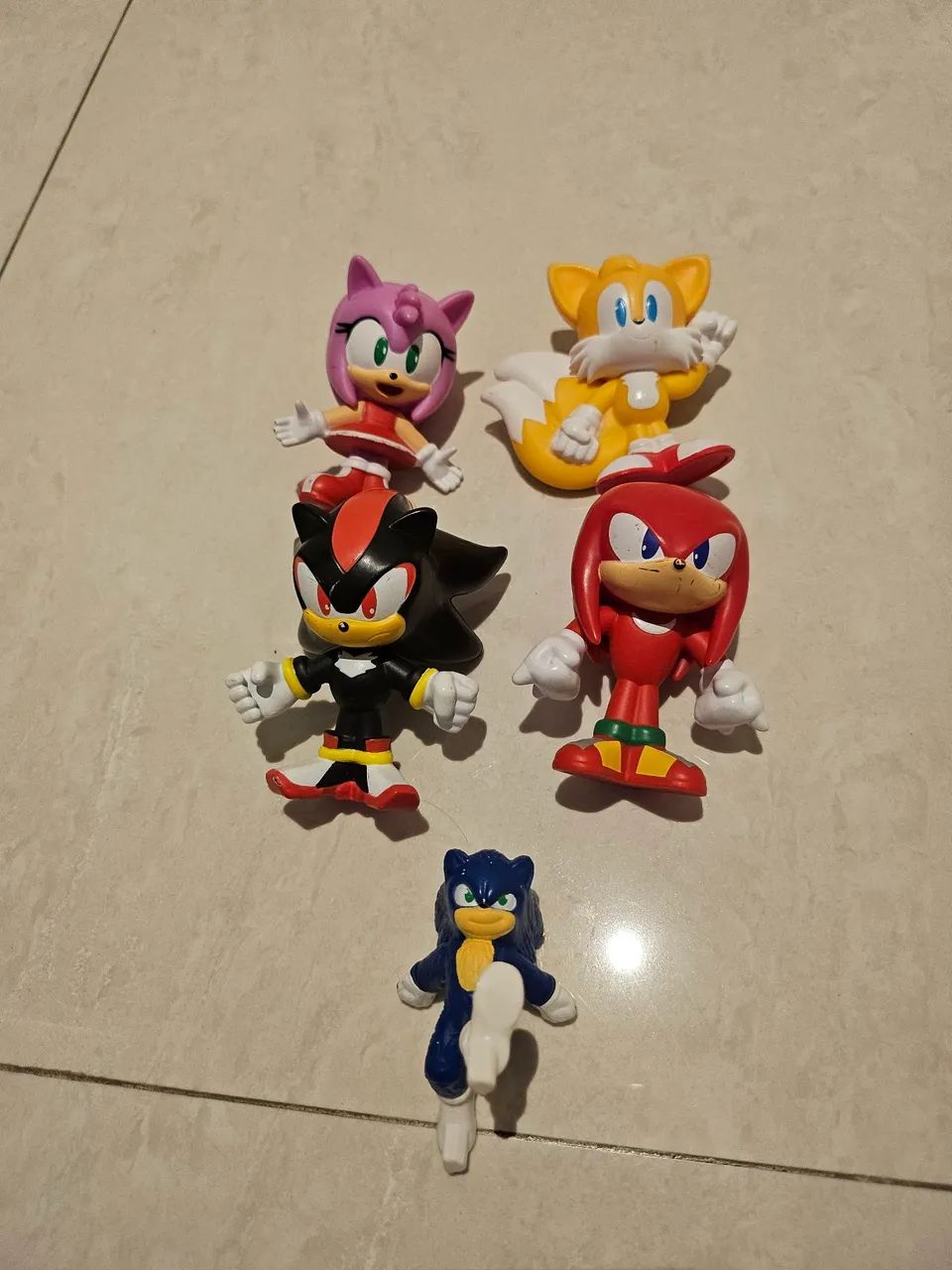 Lote Bonecos Coleção Sonic Burger King