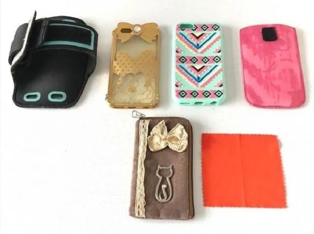 5 capinhas para celular Iphone