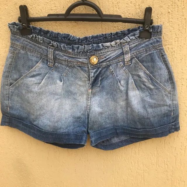 Short Jeans Da Marca Lez A Lez - Foto 3