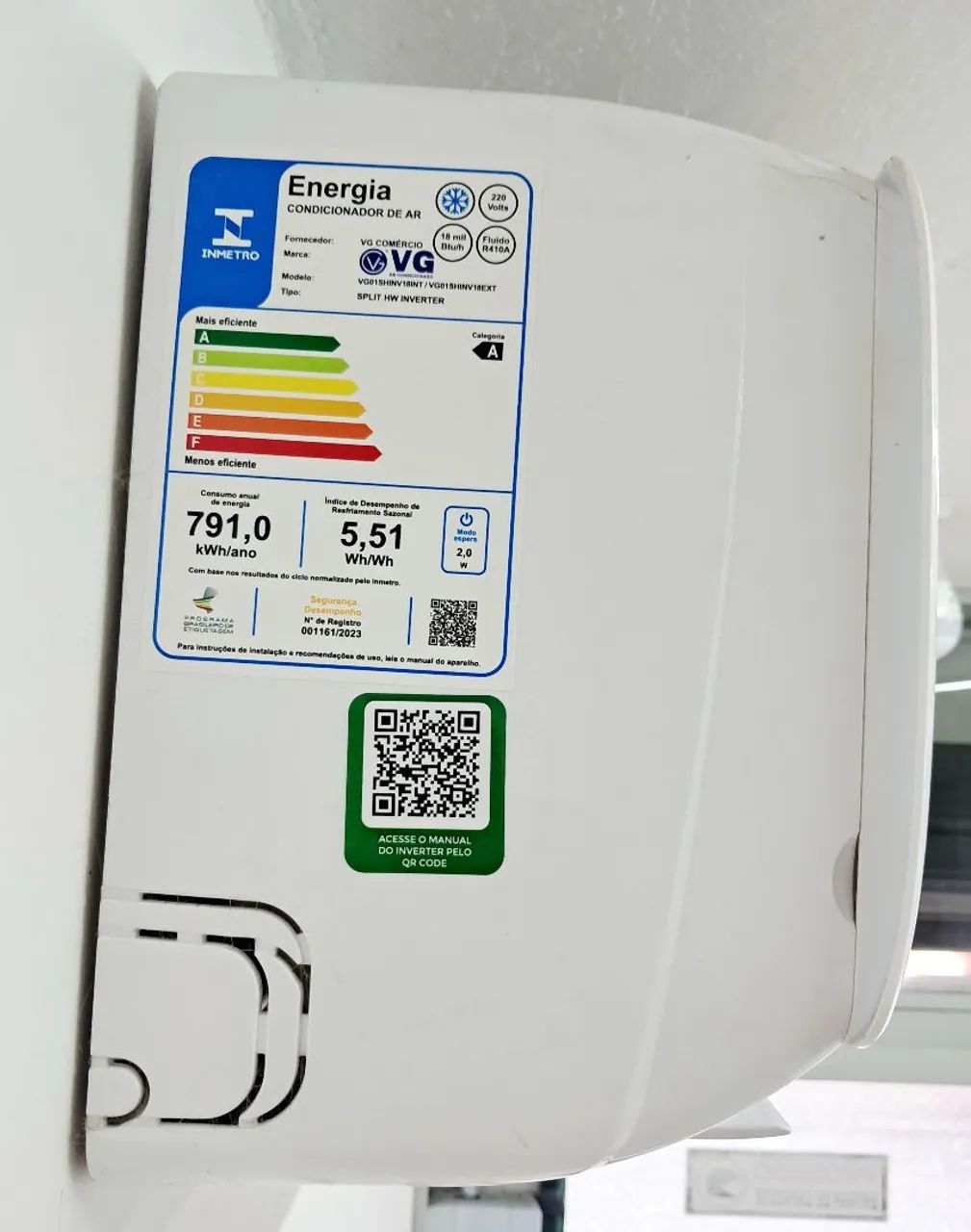 Ar condicionado 18.000 Btus Inverter - Foto 4