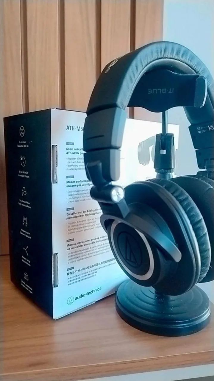 Fone Áudio Technica ATH-M50xBT2 - Foto 5