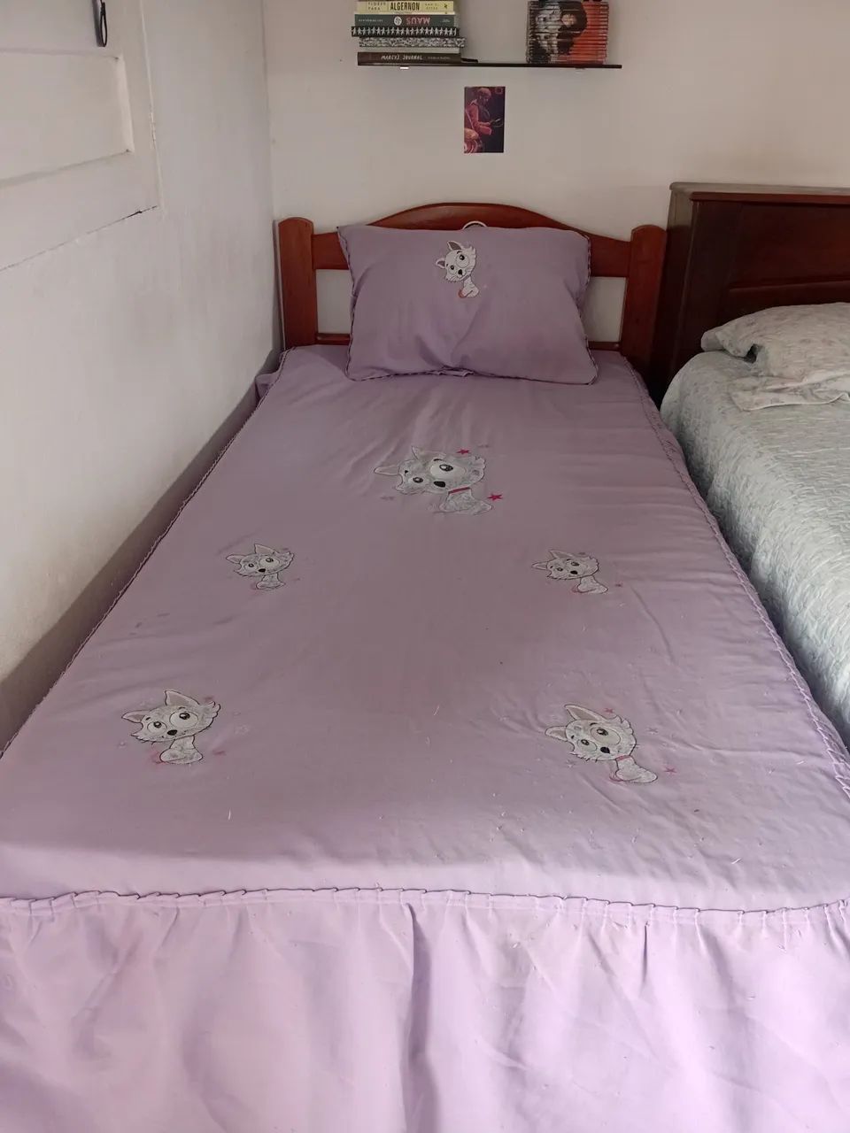 Cama de solteiro com colchão em boas condições  - Foto 2