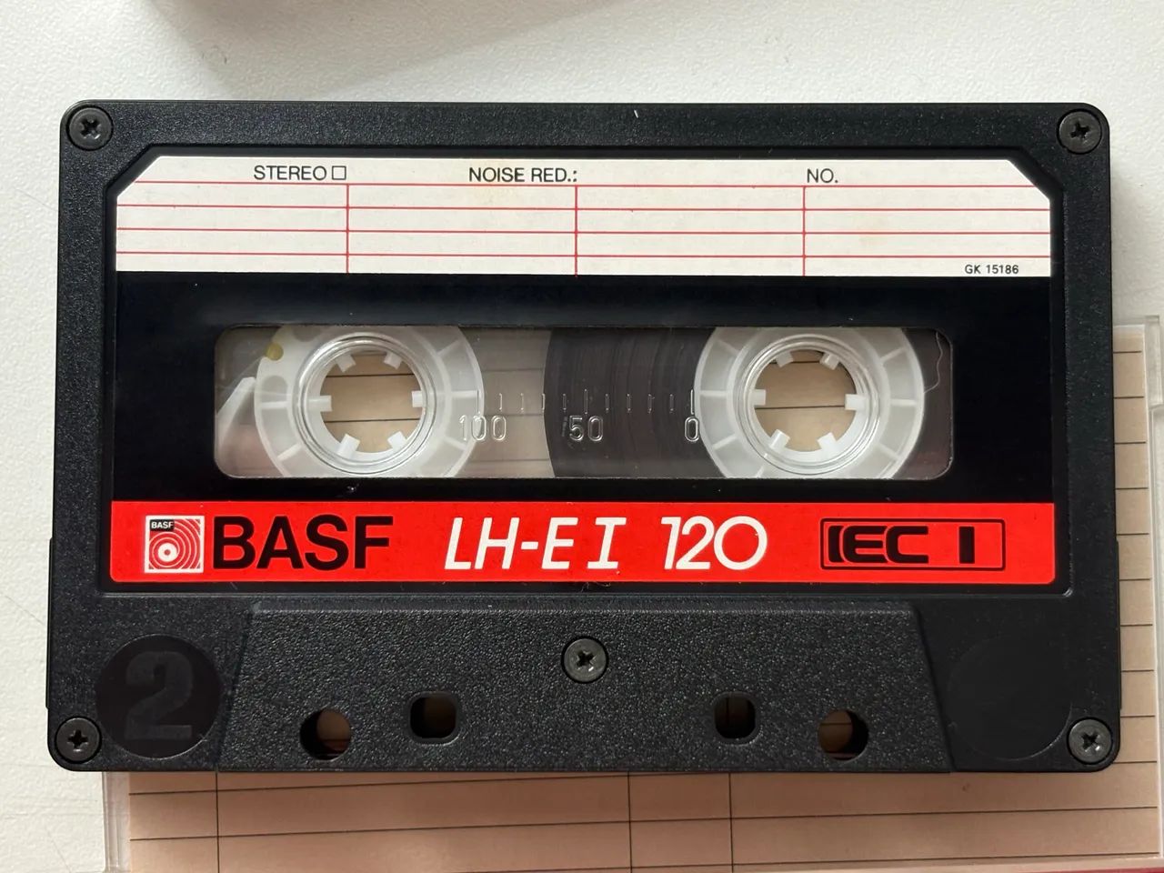 2un fita cassete Basf LH-E I 120 min (Made in Germany) - Foto 3