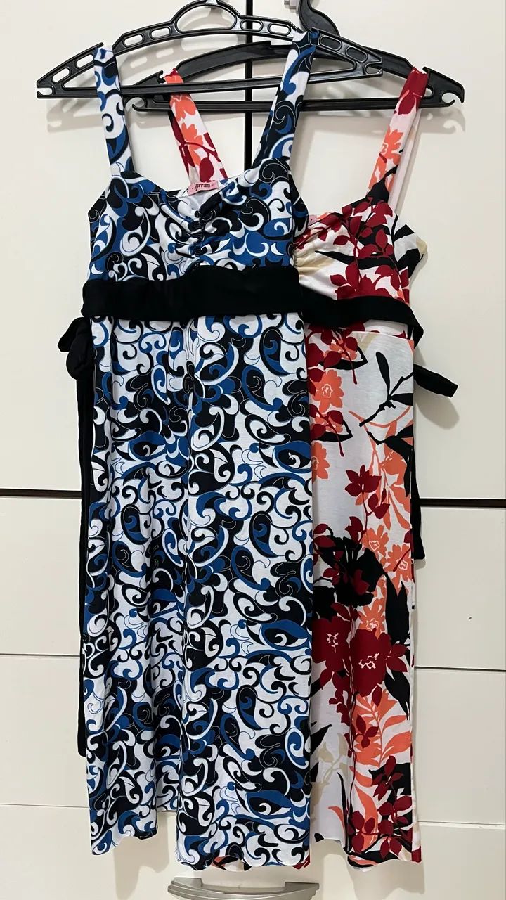 4 Vestidos estampados - TAM M  - Foto 3