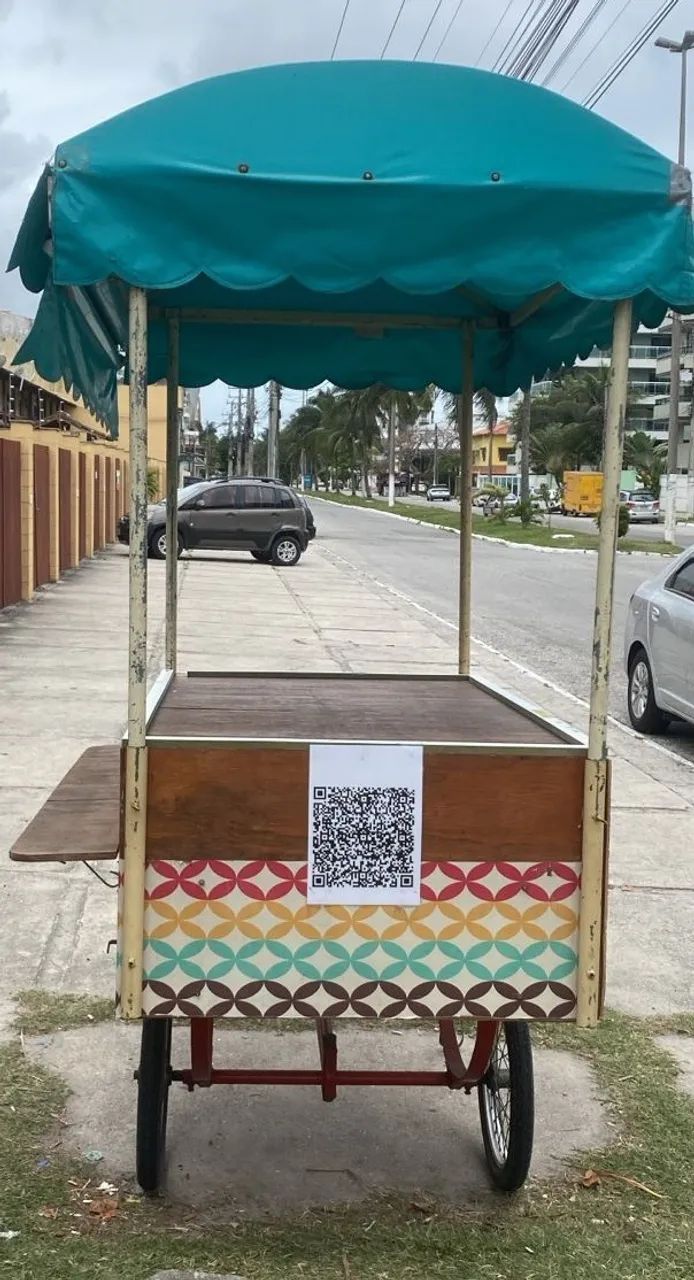 Carrinho de Vendas com Bicicleta - Foto 4