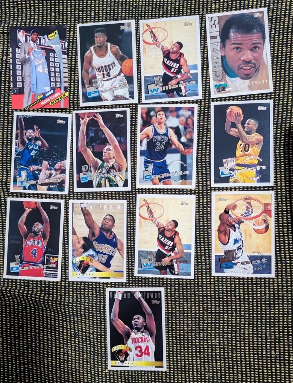 Coleção 51 cards NBA década 90 - Foto 2