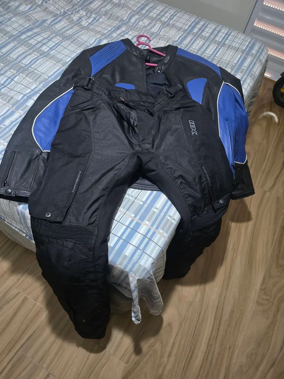 Calça  e Jaqueta para Motociclista 