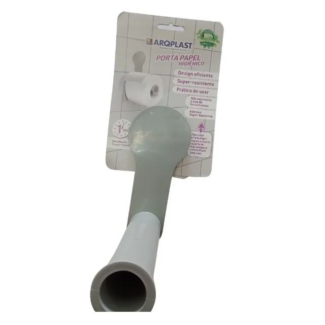 Porta Papel Higienico Plastico com Adesivo 2