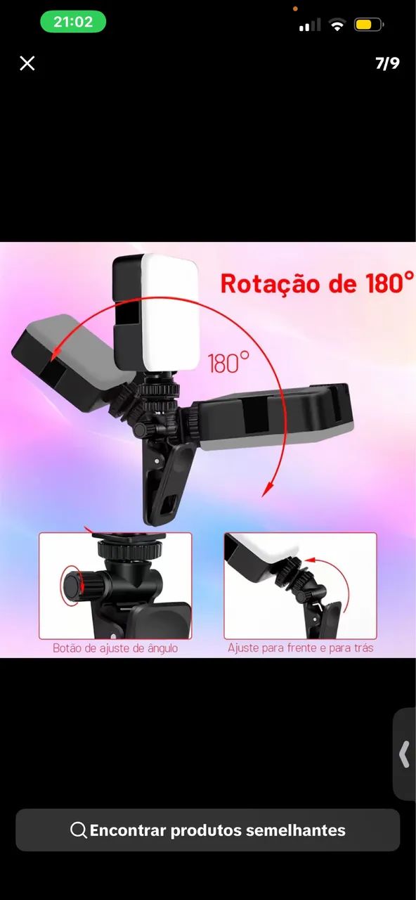 Luz RGB portátil  - Foto 4