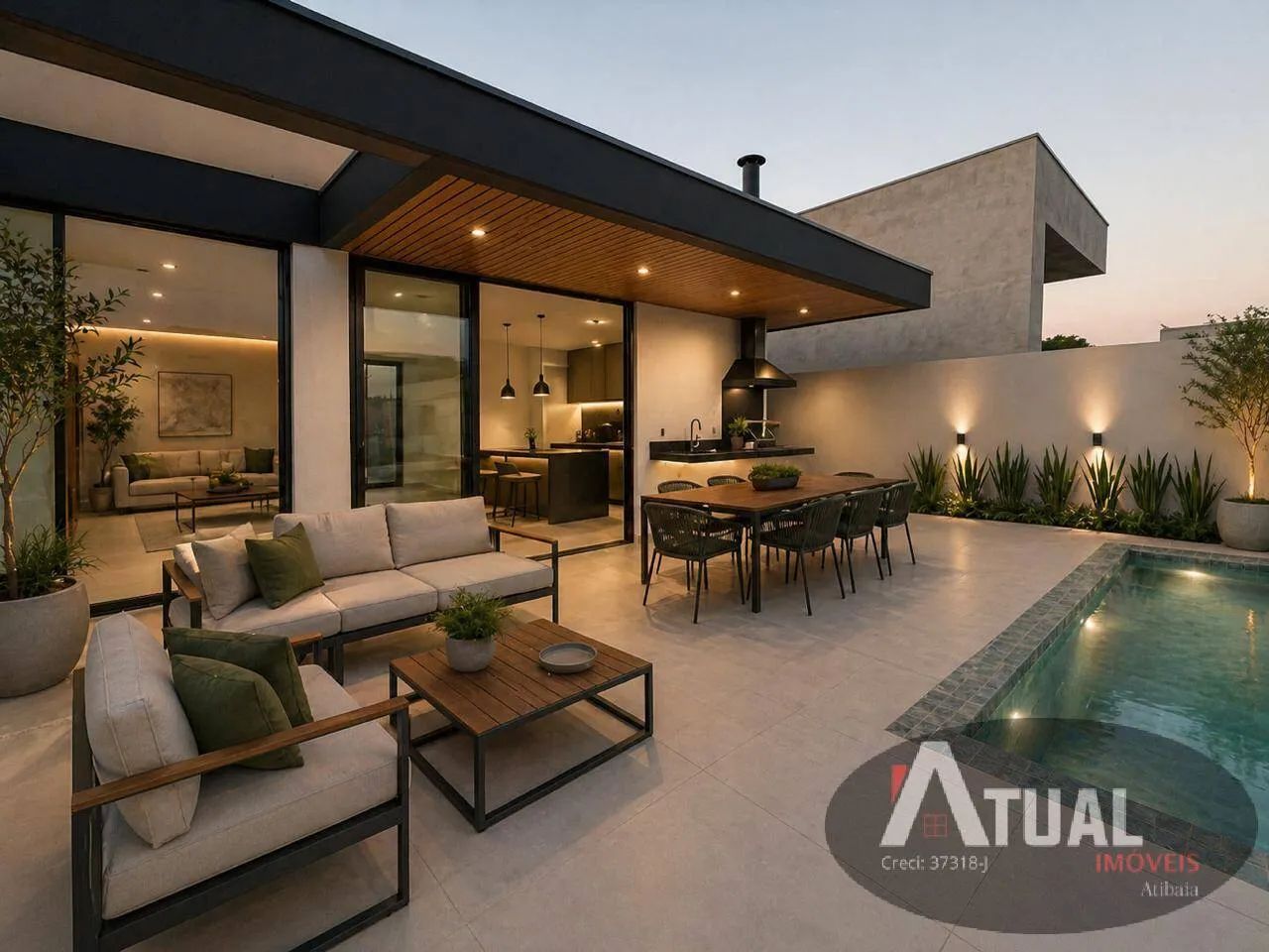 CASA NOVA EM CONDOMINIO ATIBAIA COM 3 SUITES - Foto 4