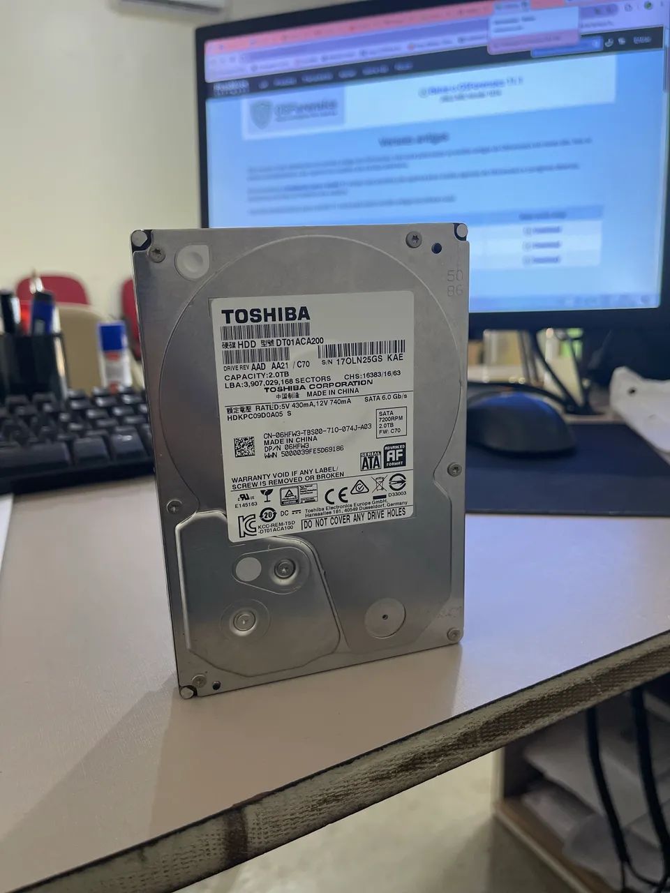 HD 2Tb toshiba