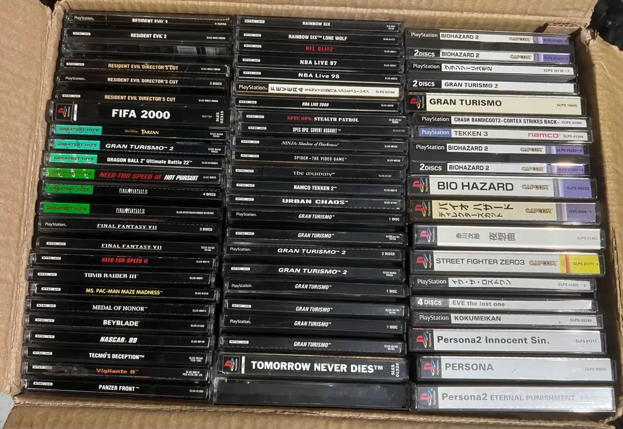 Jogos ps1 originais! Faço OLX pay!