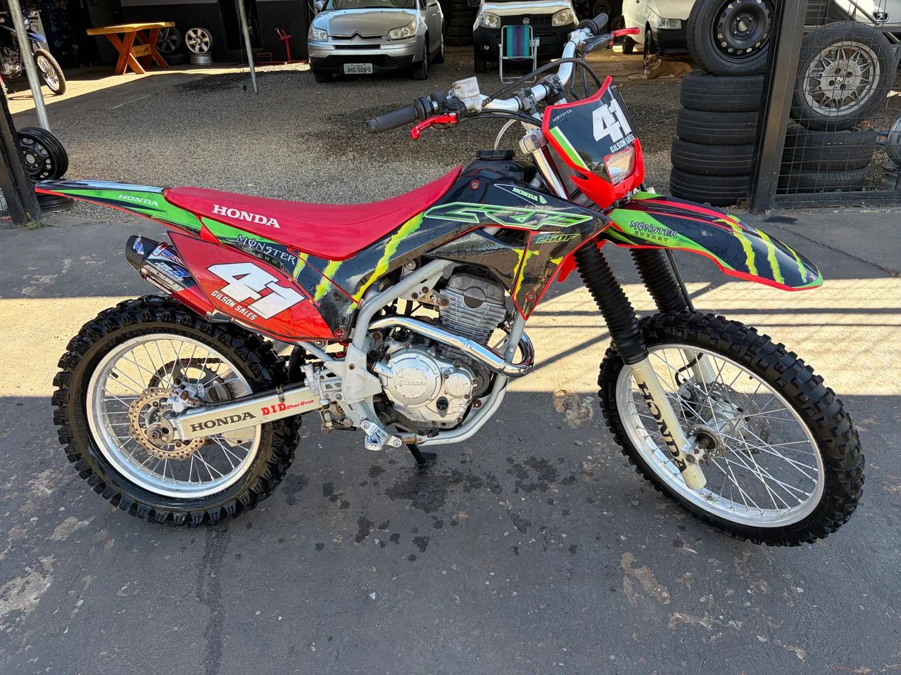 Crf 250 ano 2021 troco por moto de maior valor  - Foto 4