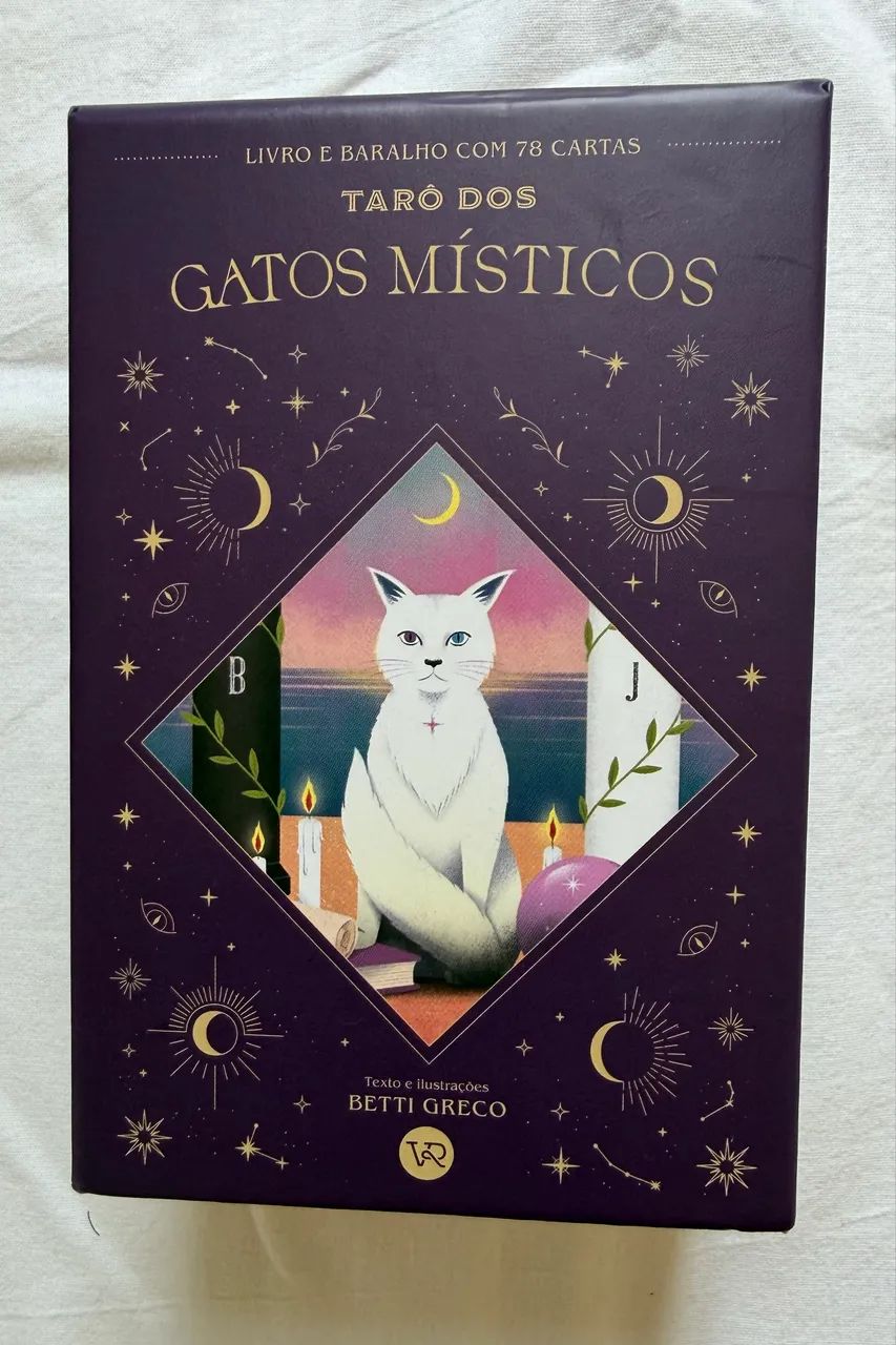 TARÔ DOS GATOS MÍSTICOS - livreto + cartas
