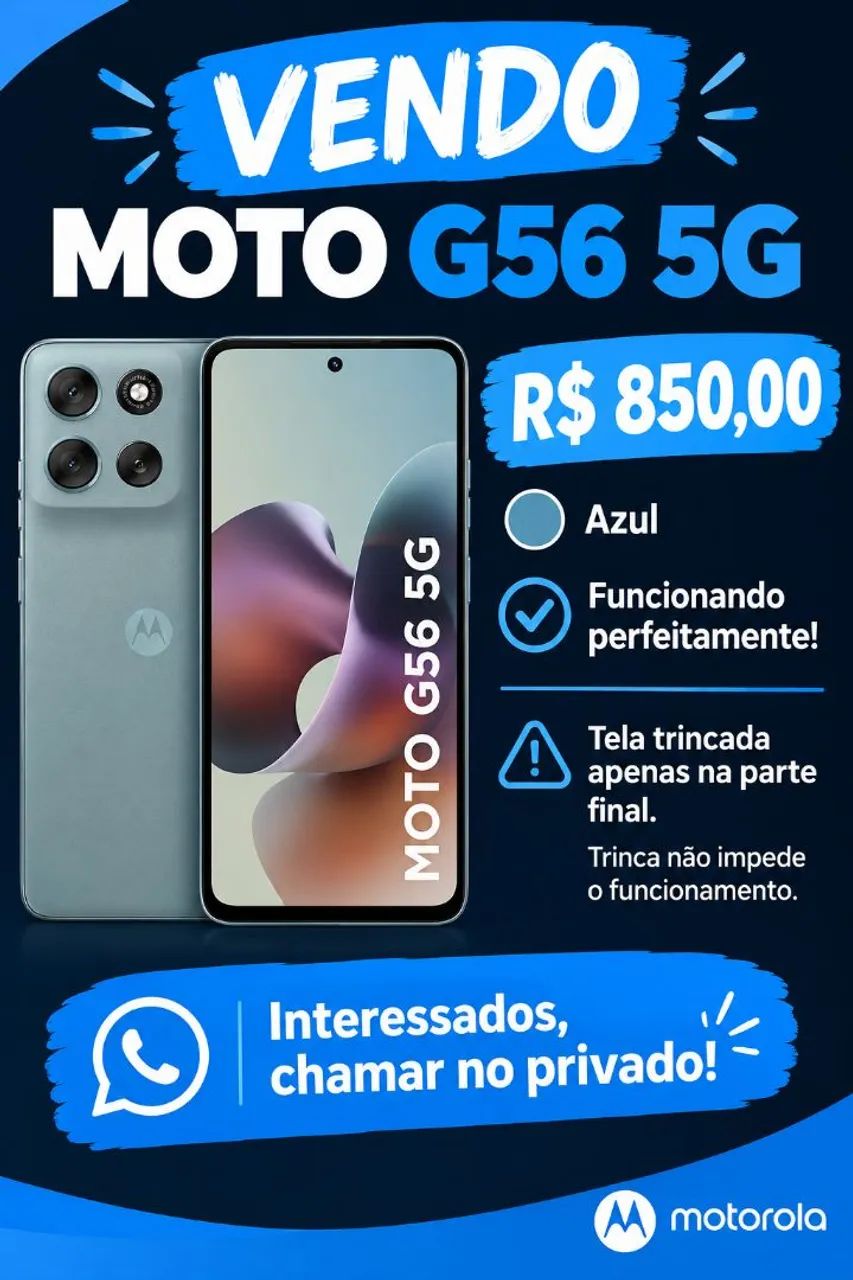 Vendo celular está com um trinco mais o celular funciona perfeitamente 