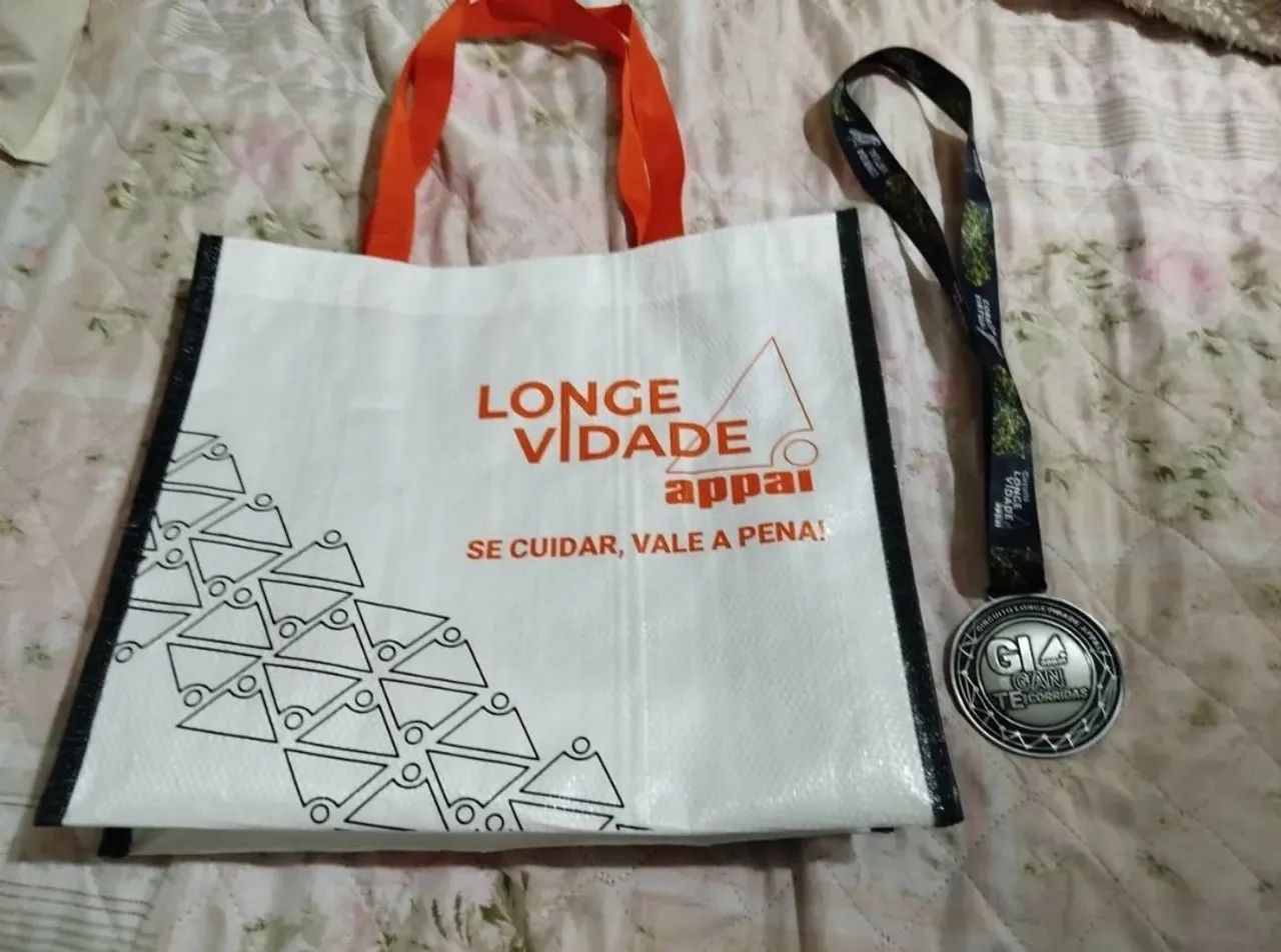 Kit medalha corrida e ecobag  - Foto 2